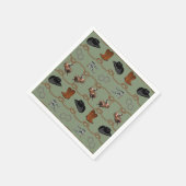 Cowboy-Scheunenparty Serviette (Ecke)