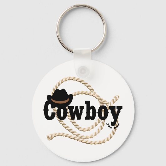 Cowboy Schlüsselanhänger (Vorderseite)