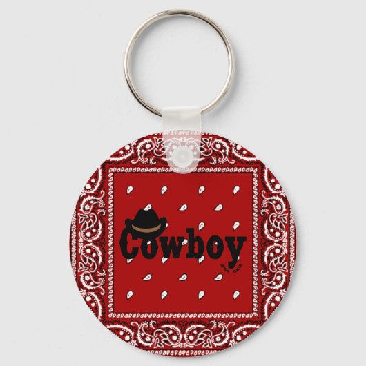 Cowboy Schlüsselanhänger (Vorderseite)