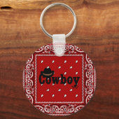 Cowboy Schlüsselanhänger (Vorderseite)