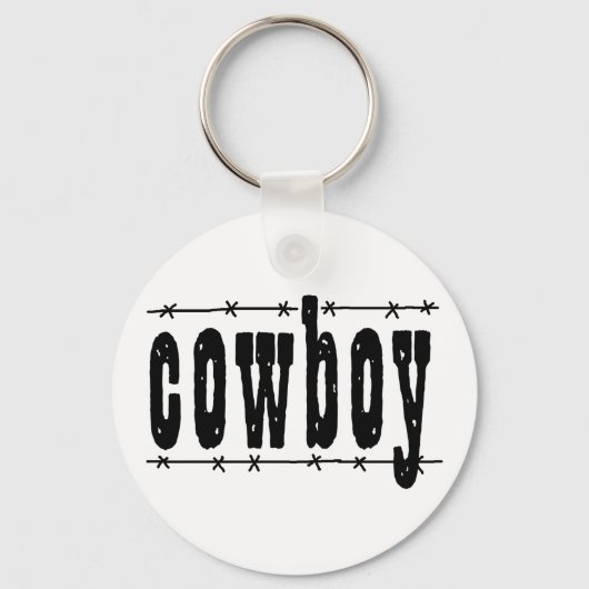Cowboy Schlüsselanhänger (Vorderseite)