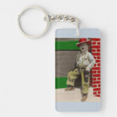 Cowboy Schlüsselanhänger (Vorderseite)