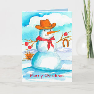 Aquarell Weihnachten Karten Zazzle De