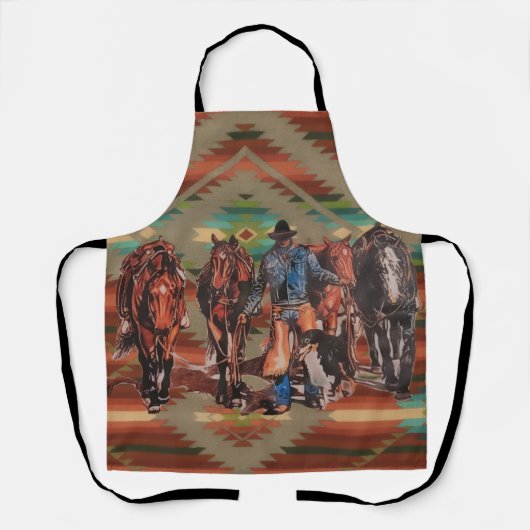 Cowboy  schürze (Vorderseite)
