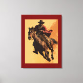 COWBOY-SCHWUNG # 3 LEINWANDDRUCK (Vorderseite)
