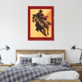 COWBOY-SCHWUNG # 3 LEINWANDDRUCK (Insitu (Schlafzimmer))