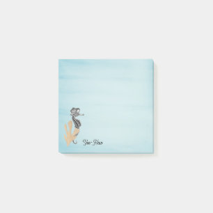 Cowboy-Seepferd Post-it Klebezettel