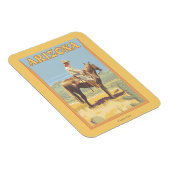 Cowboy (Seitenansicht)Arizona Magnet (Rechte Seite)