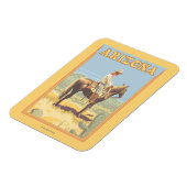 Cowboy (Seitenansicht)Arizona Magnet (Linke Seite)