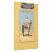 Cowboy (Seitenansicht) Colorado Klemmbrett (Rechts)