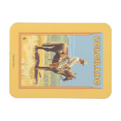 Cowboy (Seitenansicht)Colorado Magnet (Horizontal)