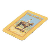 Cowboy (Seitenansicht)Colorado Magnet (Linke Seite)