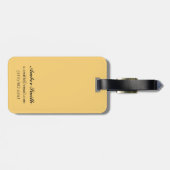 Cowboy (Seitenansicht) South Dakota Gepäckanhänger (Rückseite horizontal)