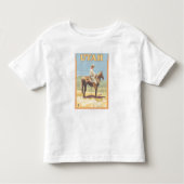 Cowboy (Seitenansicht)Utah Kleinkind T-shirt (Vorderseite)