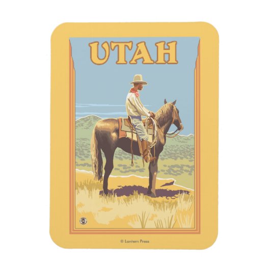 Cowboy (Seitenansicht)Utah Magnet (Vertikal)