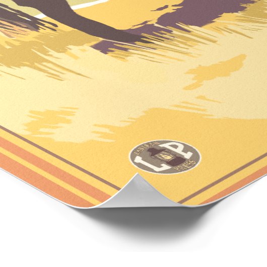 Cowboy (Seitenansicht)Utah Poster (Ecke)