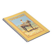 Cowboy (Seitenansicht)Wyoming Notizblock (Rechte Seite)