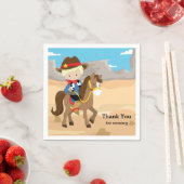 Cowboy Serviette (Beispiel)