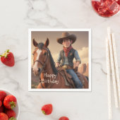 Cowboy Serviette (Beispiel)