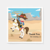 Cowboy Serviette (Vorderseite)