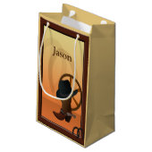 Cowboy SGB Kleine Geschenktüte (Rückseite Schrägansicht)