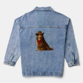 Cowboy Sheltie Jeansjacke (Rückseite)