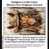 Cowboy Sheriff Kastanienpferd in Hat DD6 Decoupage Seidenpapier