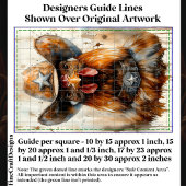 Cowboy Sheriff Rooster in Hat & Star DD8 Decoupage Seidenpapier