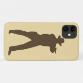 Cowboy-Silhouette Case-Mate iPhone Hülle (Rückseite (Horizontal))