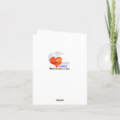 Cowboy-Silhouette-Grußkarte Karte (Rückseite)