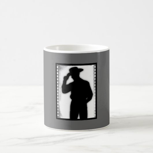 Cowboy-Silhouette Kaffee-Tasse Kaffeetasse (Mittel)