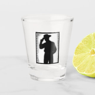 Cowboy Silhouette Shot Glass Schnapsglas