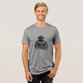Cowboy Silverback Kevin's Corner REAL GORILLA Tri-Blend Shirt (Vorderseite voll)