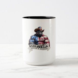 Cowboy Silverback Kevin's Corner REAL GORILLA Zweifarbige Tasse