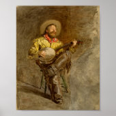 Cowboy Singing | Thomas Eakins Poster (Vorne)