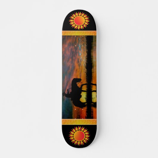 Cowboy Skateboard (Vorne)