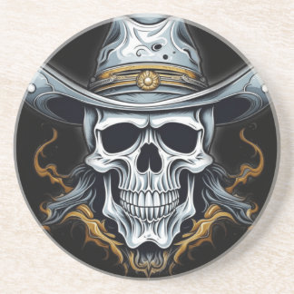 Cowboy Skeleton Getränkeuntersetzer