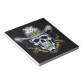 Cowboy Skeleton Notizblock (angewinkelt)