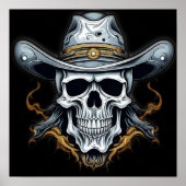 Cowboy Skeleton Poster (Vorne)