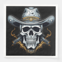 Cowboy Skeleton Serviette