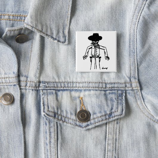 Cowboy Sketch Button (Beispiel)