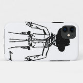 Cowboy Sketch iPhone 5 selten gibt Fall Case-Mate iPhone Hülle (Rückseite (Horizontal))