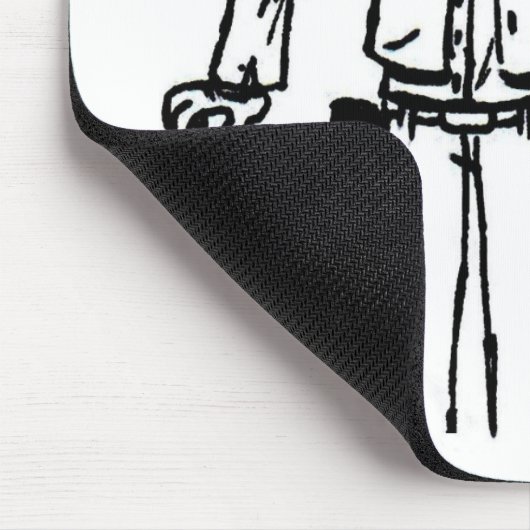 Cowboy Sketch Mousepad (Ecke)