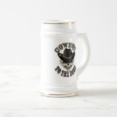 Cowboy Skull Bierglas (VorderseiteRechts)