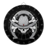 Cowboy Skull Horseshoe Dartscheibe (vorne)