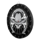 Cowboy Skull Horseshoe Dartscheibe (Vorderseite rechts)