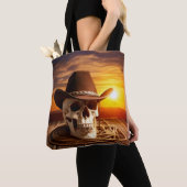 Cowboy Skull mit Lasso Tasche (Von Nahem)