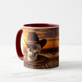 Cowboy Skull mit Lasso Tasse (Vorderseite Links)