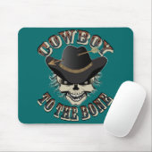 Cowboy Skull Mousepad (Mit Mouse)