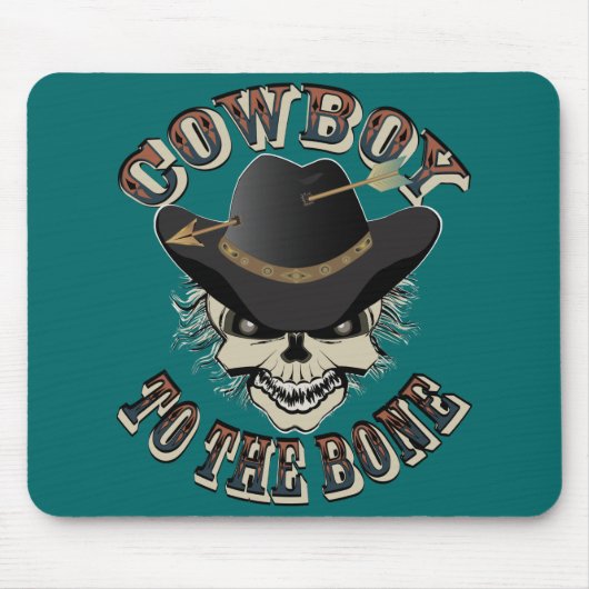 Cowboy Skull Mousepad (Vorne)